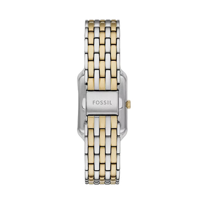 Fossil Raquel Quartz Grey Dial Stainless Steel Women Watch and Bracelet Set ES5376SET