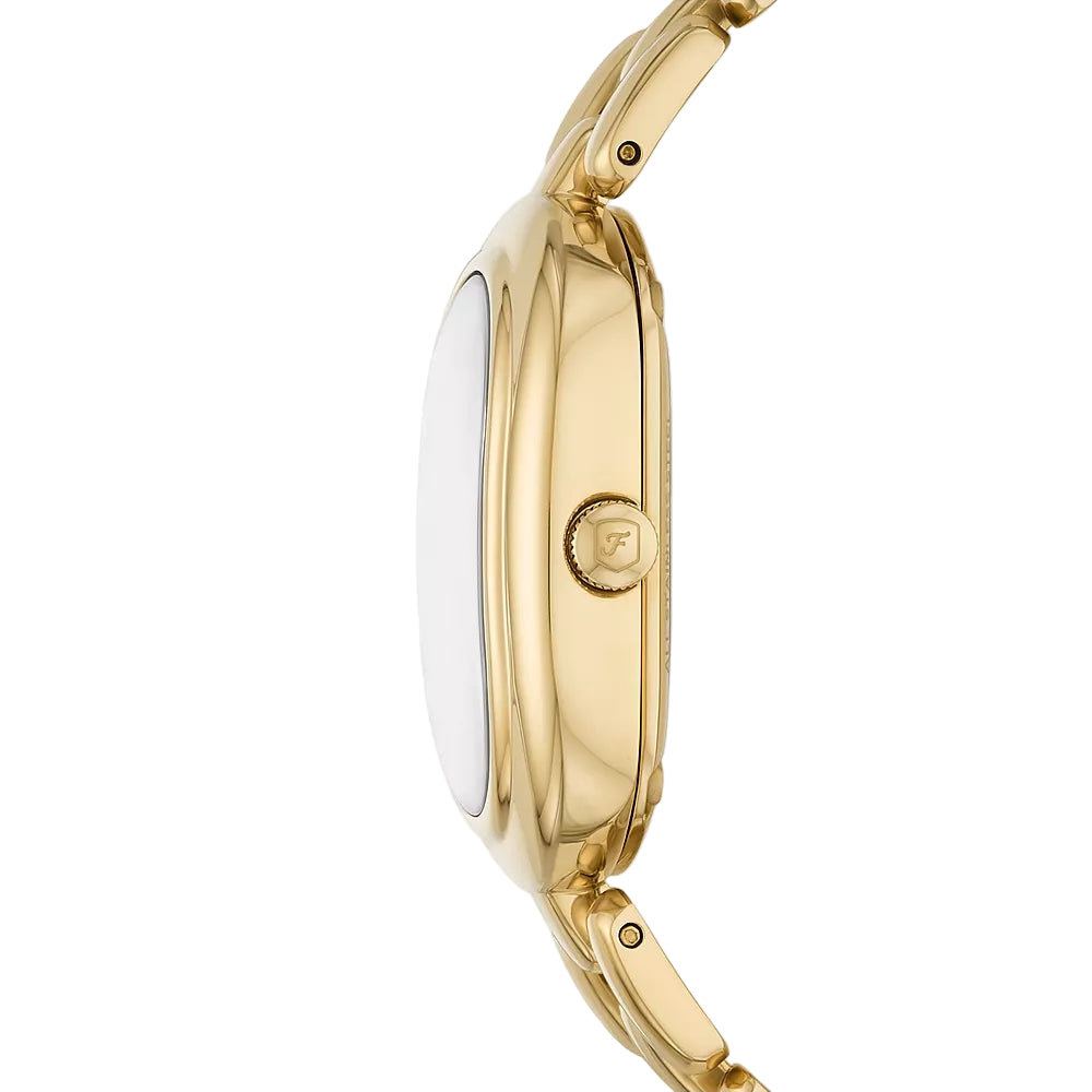 Fossil Sloan Quartz Gold Dial Analog Stainless Steel Women's Watch ES5380