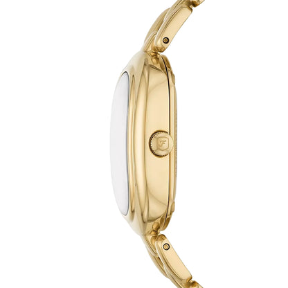 Fossil Sloan Quartz Gold Dial Analog Stainless Steel Women's Watch ES5380