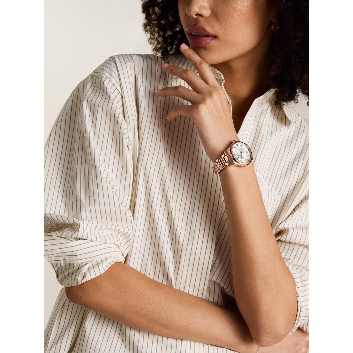 Fossil Gilmore Quartz Silver Dial With Date Analog Women's Watch ES5394