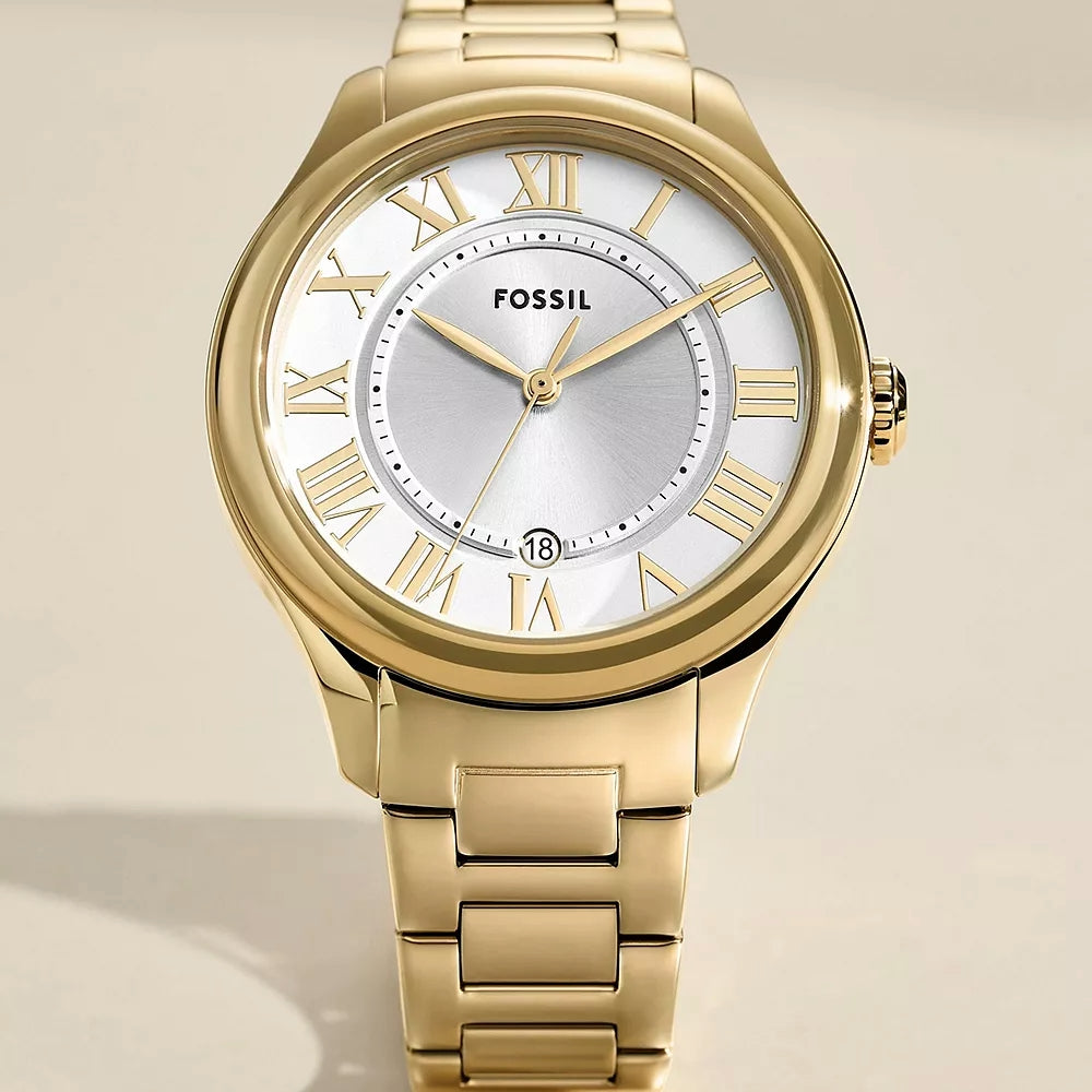 Fossil Gilmore Quartz Silver Dial With Dial Analog Watch For Women ES5395