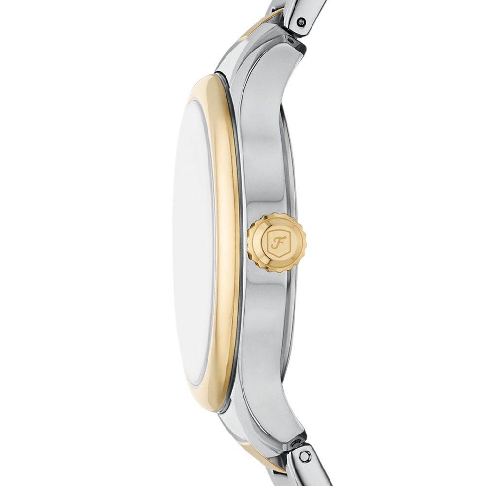 Fossil Gilmore Three-Hand Date Two-Tone Stainless Steel Women Watch ES5396