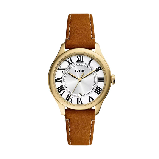 Fossil Gilmore Quartz Silver Round Dial Analog Women's Watch ES5397
