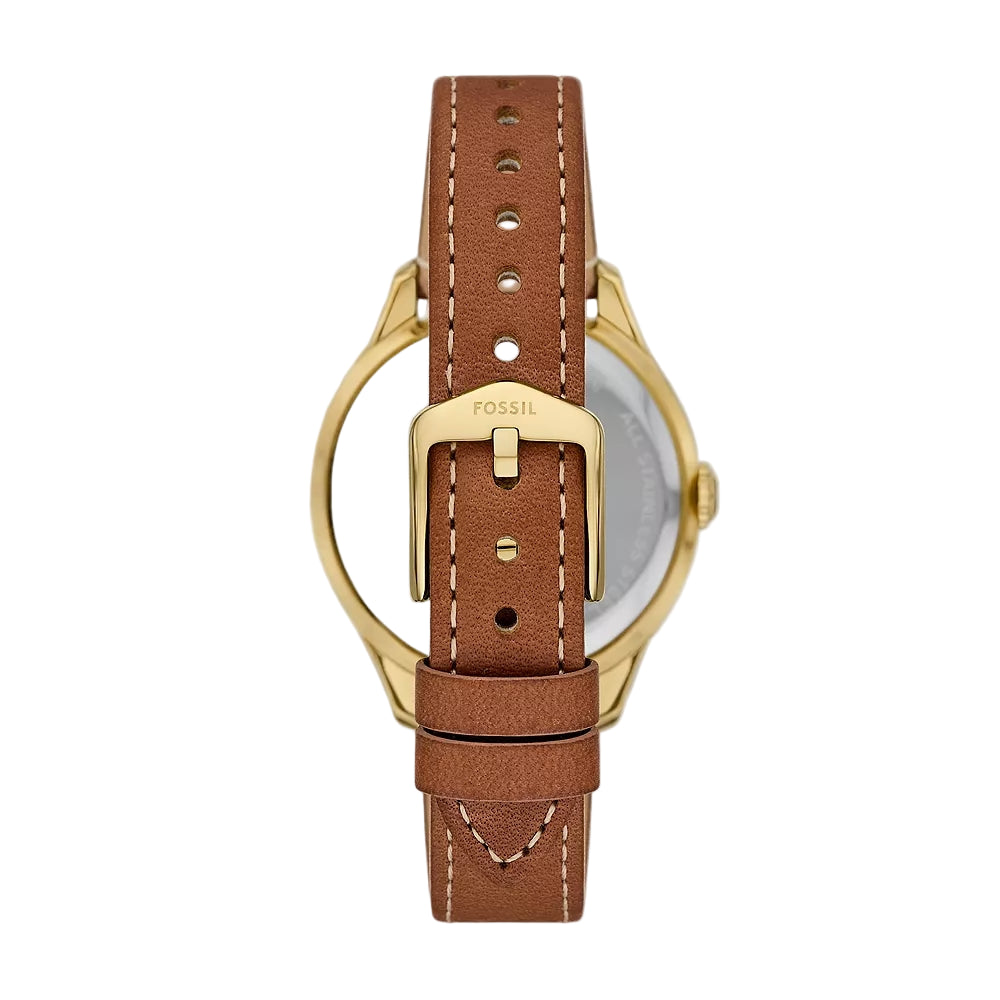 Fossil Gilmore Quartz Silver Round Dial Analog Women's Watch ES5397