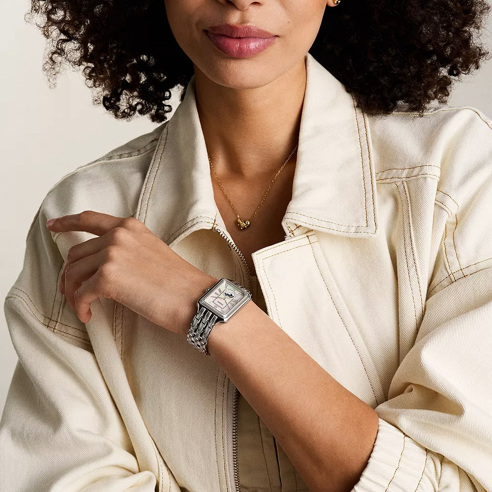 Fossil Raquel Quartz Mother Of Pearl Dial Analog Women's Watch ES5400