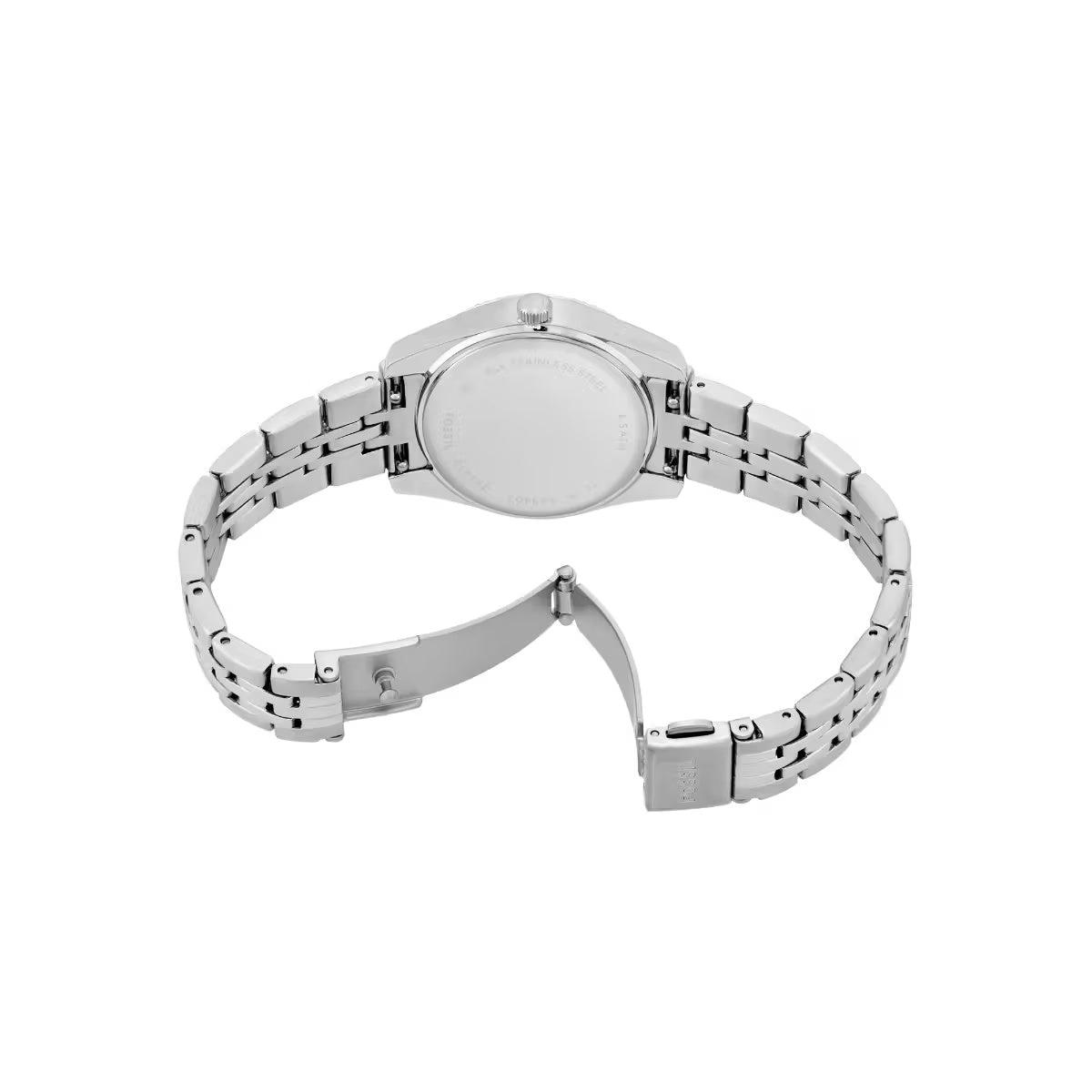 Fossil Scarlette Quartz Three-Hand With Date Stainless Steel Women Watch ES5403