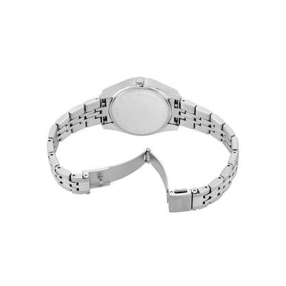 Fossil Scarlette Quartz Three-Hand With Date Stainless Steel Women Watch ES5403