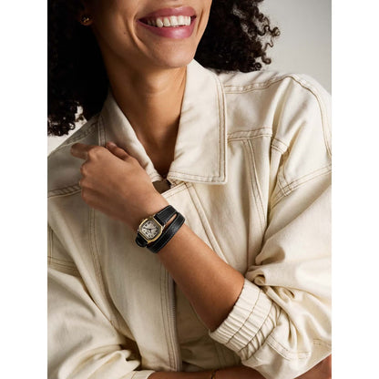 Fossil Harlow Quartz Cream Dial Analog Watch For Women ES5404