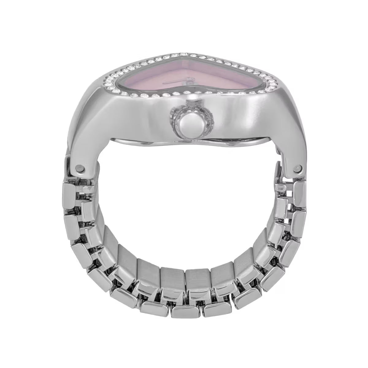 Fossil Quartz Pink Dial Analog Stainless Steel Women's Watch ES5408