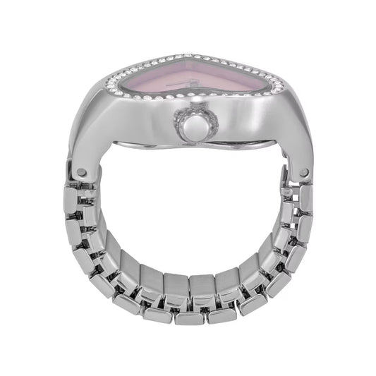Fossil Quartz Pink Dial Analog Stainless Steel Women's Watch ES5408