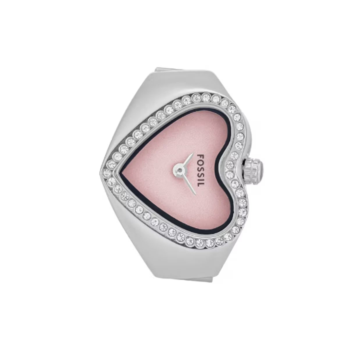Fossil Quartz Pink Dial Analog Stainless Steel Women's Watch ES5408