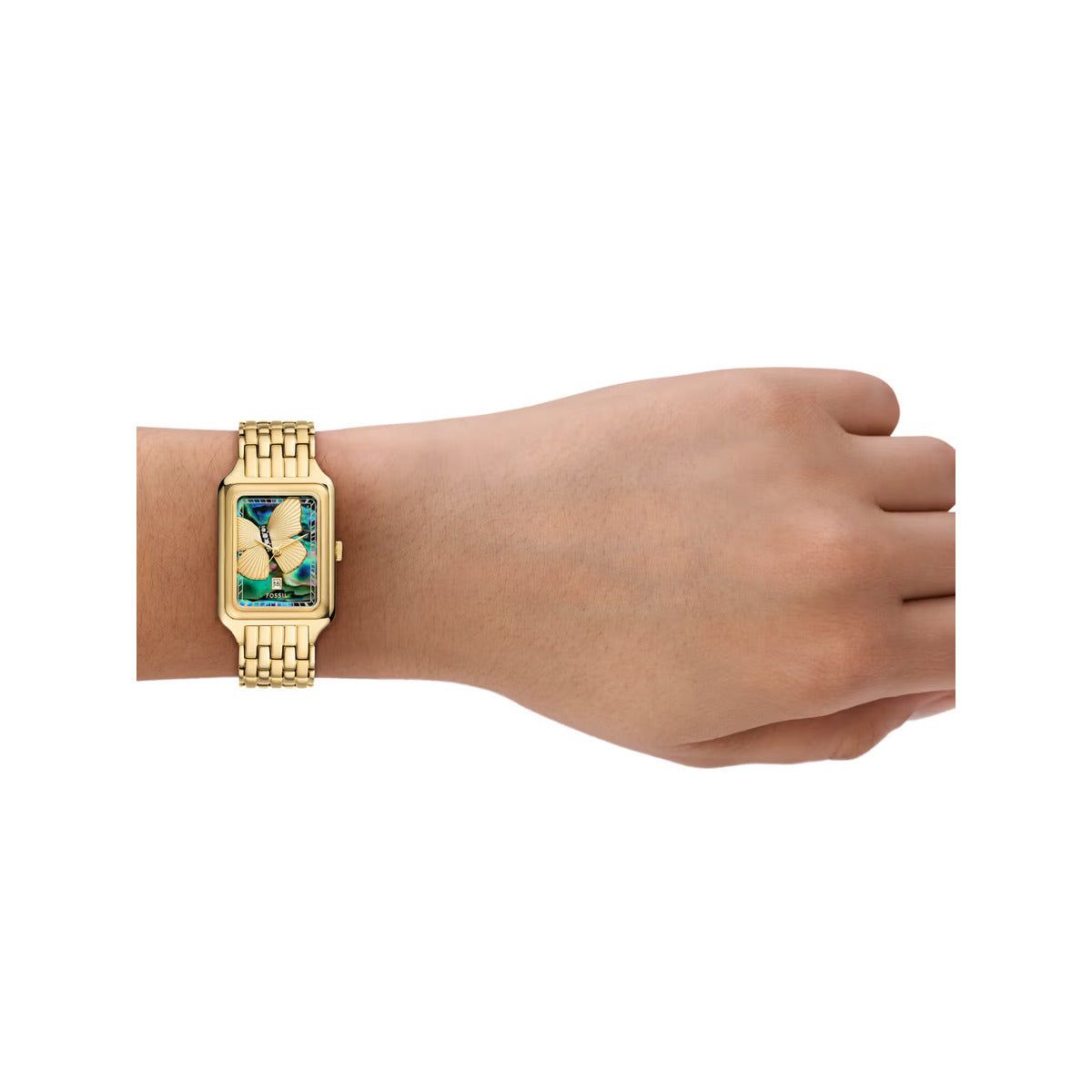 Fossil Quartz Mother Of Pearl Dial Analog Stainless Steel Women Watch ES5409