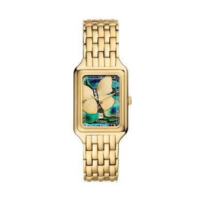 Fossil Quartz Mother Of Pearl Dial Analog Stainless Steel Women Watch ES5409