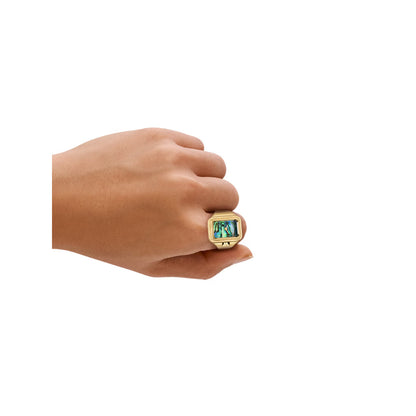 Fossil Quartz Mother Of Pearl Dial Analog Women Ring Watch ES5411
