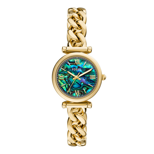 Fossil Carlie Quartz MultiColour Dial Analog Stainless Steel Women Watch ES5416