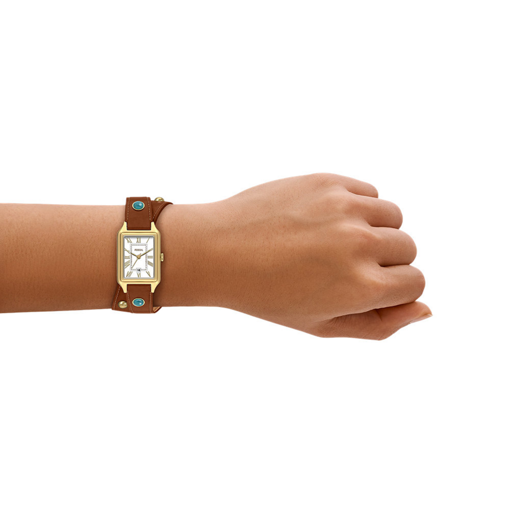 Fossil Raquel Quartz Silver Dial Three-Hand With Date Women's Watch ES5418