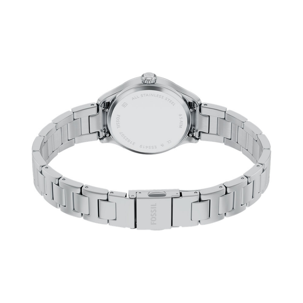 Fossil Gilmore Quartz Silver Dial Analog Stainless Steel Women's Watch ES5419
