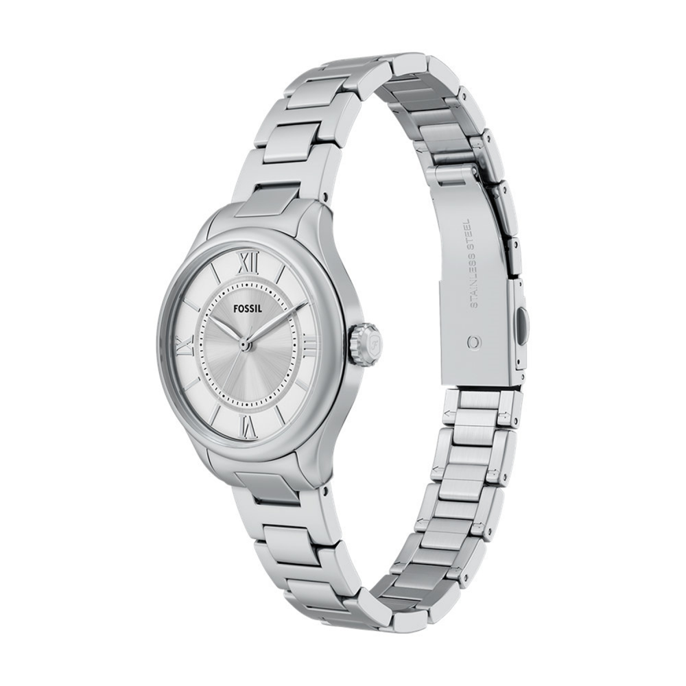 Fossil Gilmore Quartz Silver Dial Analog Stainless Steel Women's Watch ES5419