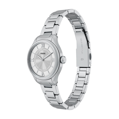Fossil Gilmore Quartz Silver Dial Analog Stainless Steel Women's Watch ES5419