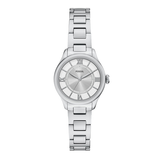 Fossil Gilmore Quartz Silver Dial Analog Stainless Steel Women's Watch ES5419