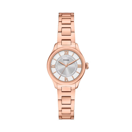 Fossil Gilmore Quartz Silver Dial Analog Stainless Steel Women Watch ES5420