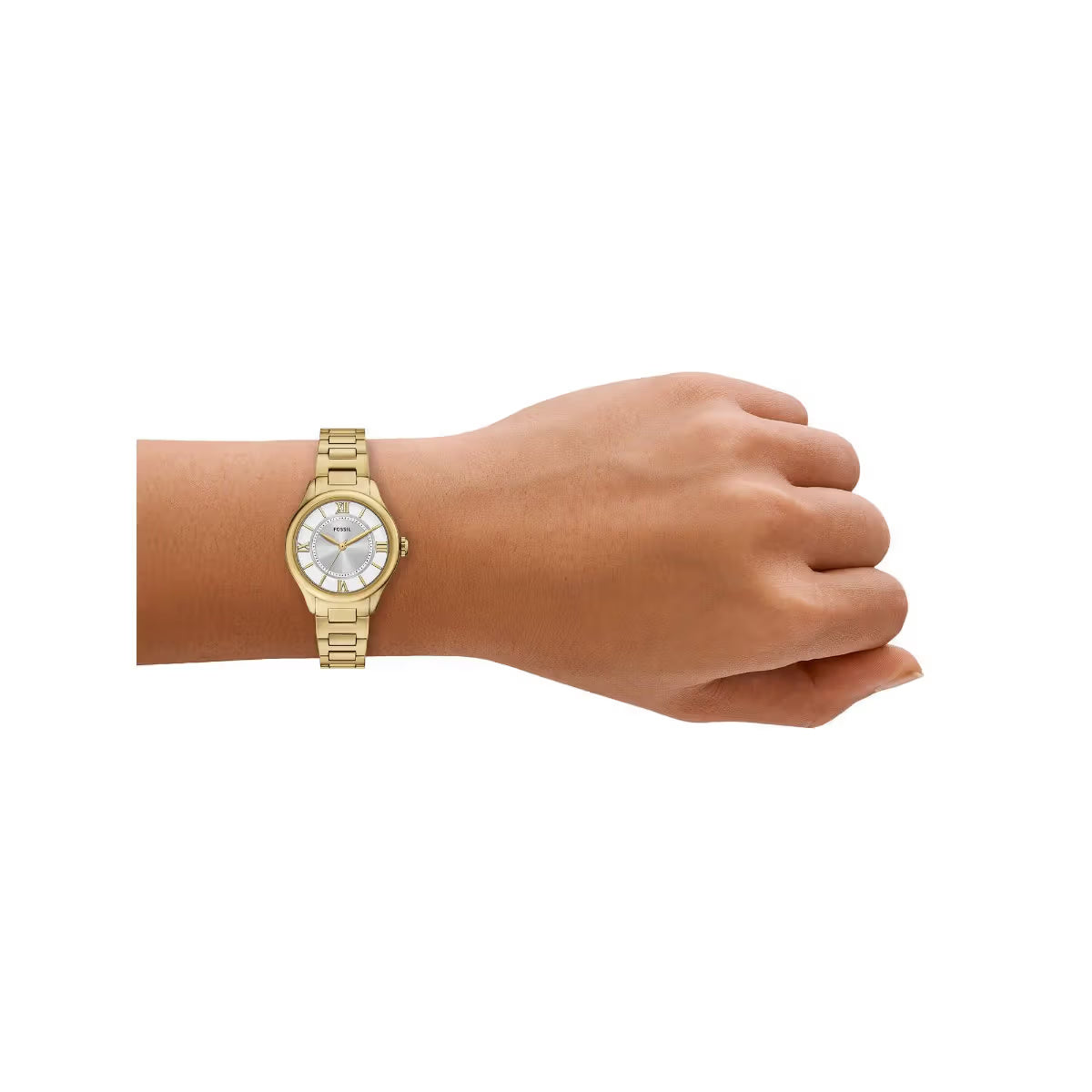 Fossil Gilmore Quartz Silver Dial Analog Stainless Steel Women Watch ES5421