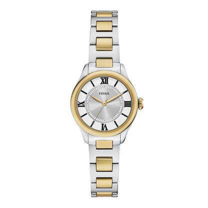 Fossil Gilmore Quartz Silver Dial Analog Stainless Steel Women Watch ES5422