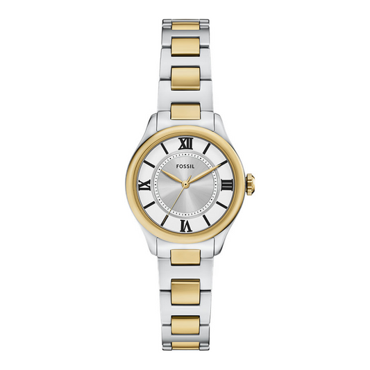 Fossil Gilmore Quartz Silver Dial Analog Stainless Steel Women Watch ES5422