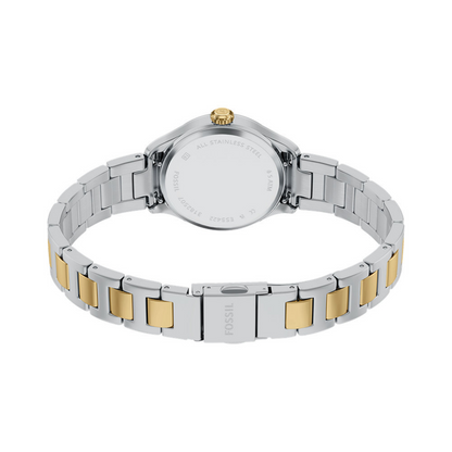 Fossil Gilmore Quartz Silver Dial Analog Stainless Steel Women Watch ES5422