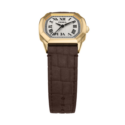 Fossil Harlow Quartz Cream Dial With Roman Number Analog Women Watch ES5426