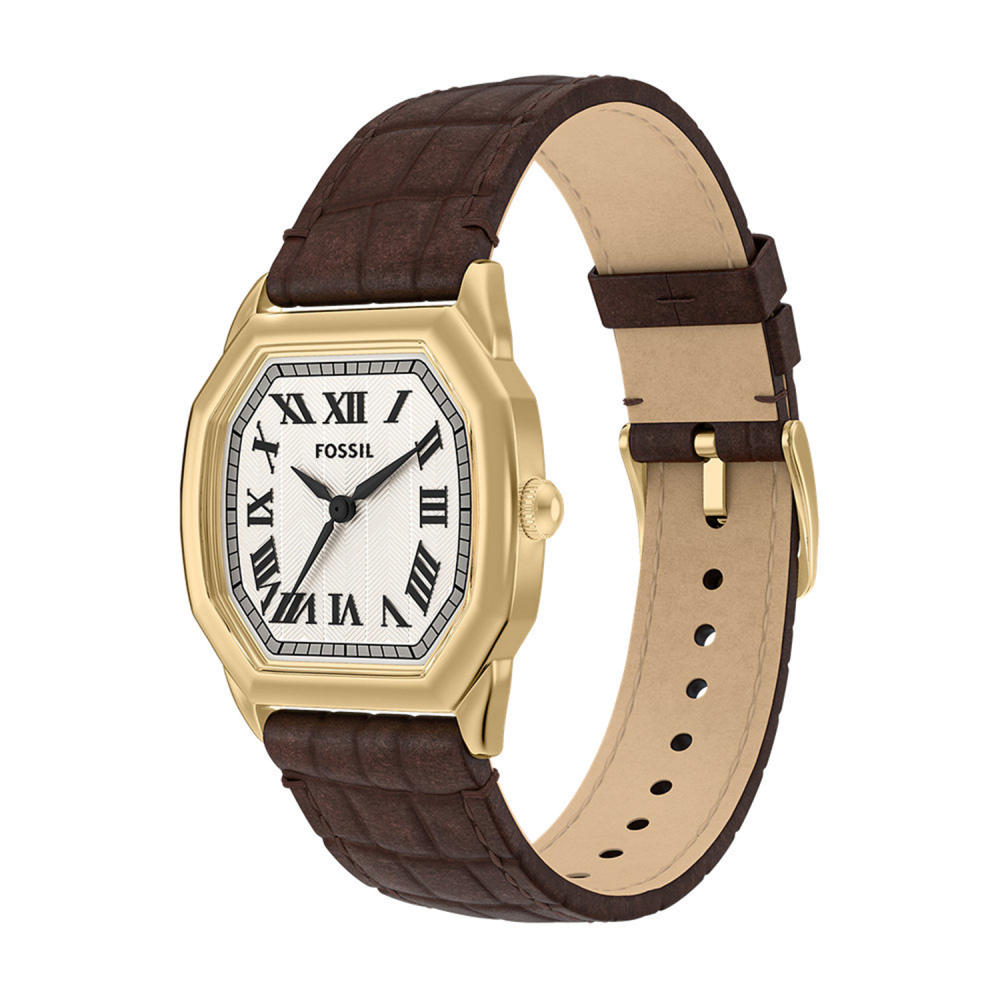 Fossil Harlow Quartz Cream Dial With Roman Number Analog Women Watch ES5426
