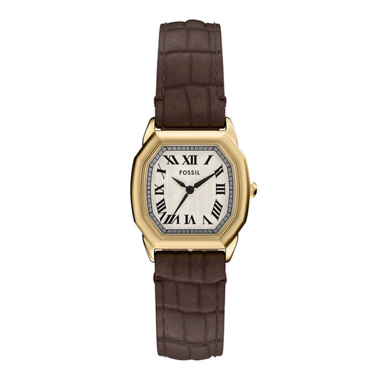 Fossil Harlow Quartz Cream Dial With Roman Number Analog Women Watch ES5426