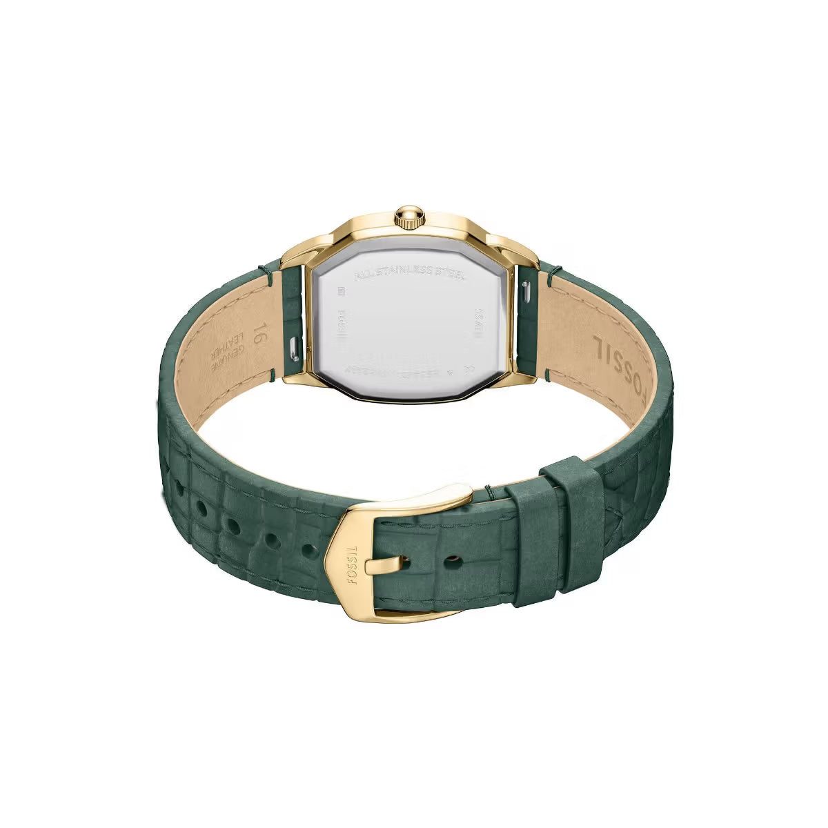 Fossil Harlow Quartz Cream Dial Analog Leather Strap Watch For Women ES5427