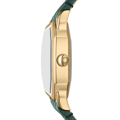 Fossil Harlow Quartz Cream Dial Analog Leather Strap Watch For Women ES5427