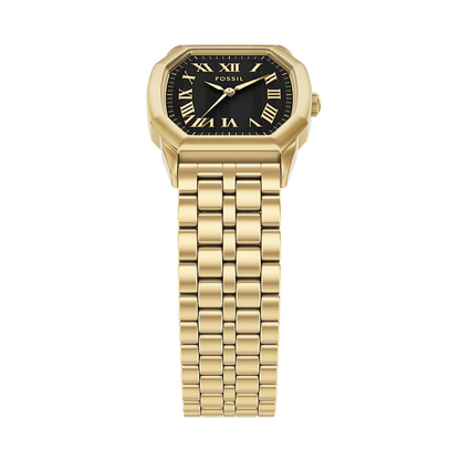 Fossil Harlow Quartz Quartz Black Dial Analog Stainless Steel Women Watch ES5433