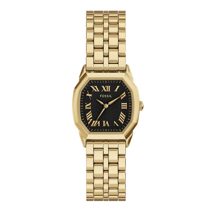 Fossil Harlow Quartz Quartz Black Dial Analog Stainless Steel Women Watch ES5433