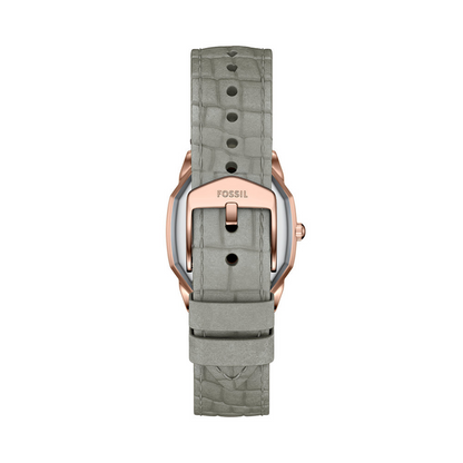Fossil Harlow Quartz Cream Dial Analog Leather Strap Women Watch ES5435