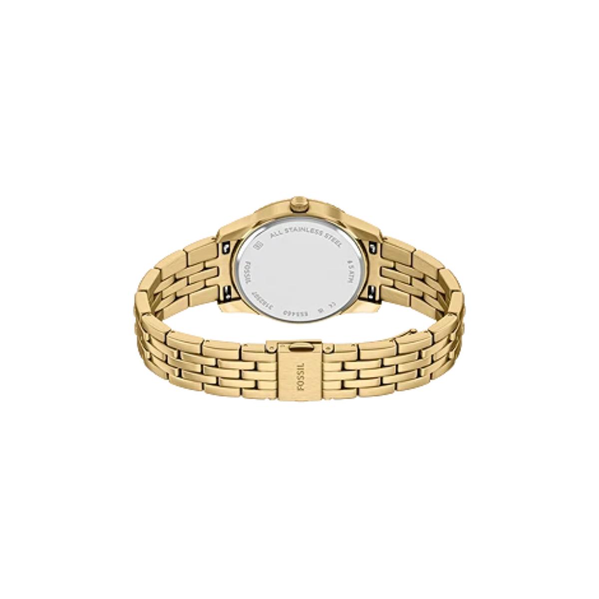 Fossil Scarlette Quartz Green Dial Analog Watch For Women ES5460