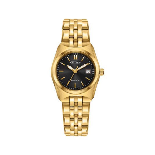 Citizen Eco-Drive Corso Black Dial Women's Watch EW2293-56E