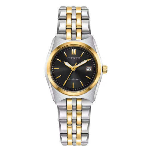 Citizen Eco-Drive Black Dial Analog  Women's Watch - EW2299-50E