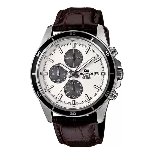 EX097 | CASIO Edifice Brown Chronograph - Men's Watch