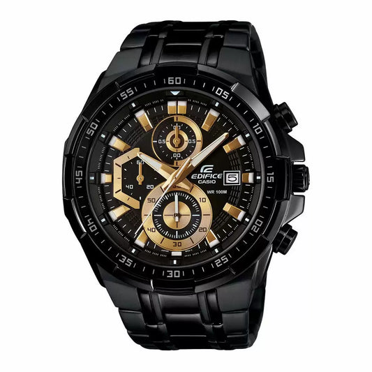 EX187 | CASIO Edifice Black Chronograph - Men's Watch