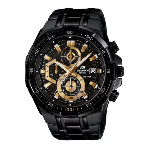 EX187 | CASIO Edifice Black Chronograph - Men's Watch - Buy Now at Sai Creations Watches