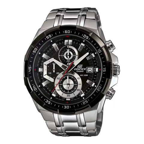 EX191 | CASIO Edifice Silver Chronograph - Men's Watch - Buy Now at Sai Creations Watches