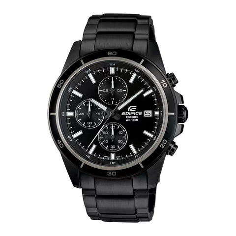 EX206 | CASIO Edifice Black Chronograph - Men's Watch - Buy Now at Sai Creations Watches