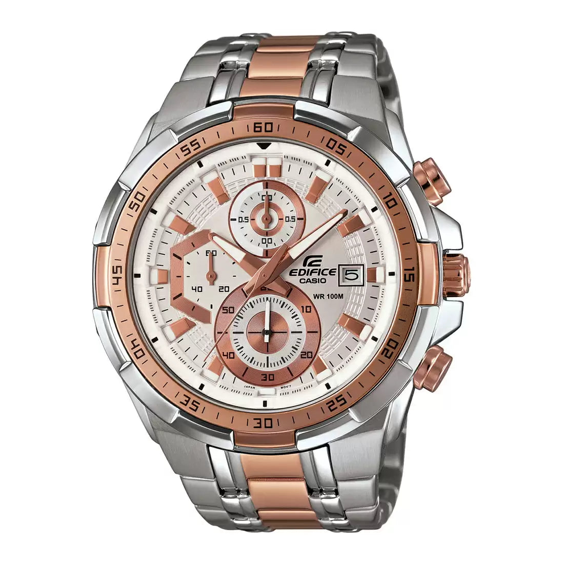 EX222 | CASIO Edifice Two-Tone Chronograph - Men's Watch