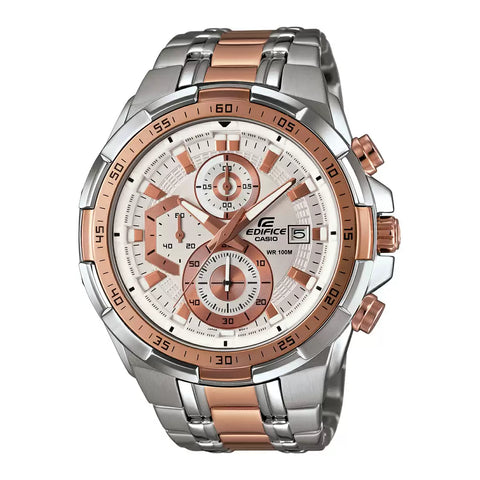 EX222 | CASIO Edifice Two-Tone Chronograph - Men's Watch - Buy Now at Sai Creations Watches