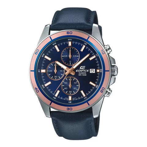 EX302 | CASIO Edifice Blue Chronograph - Men's Watch - Buy Now at Sai Creations Watches