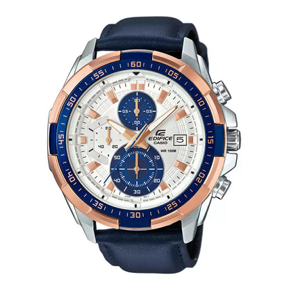 Men fashion ex306 blue leather analog men's watch online