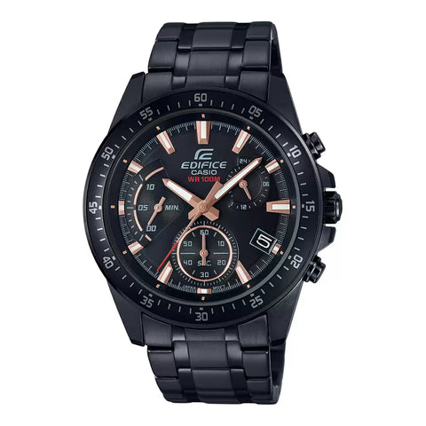 EX415 | CASIO Edifice Black Chronograph - Men's Watch - Buy Now at Sai Creations Watches